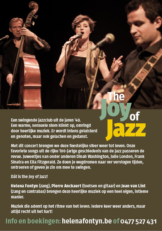 Flyer The Joy of Jazz